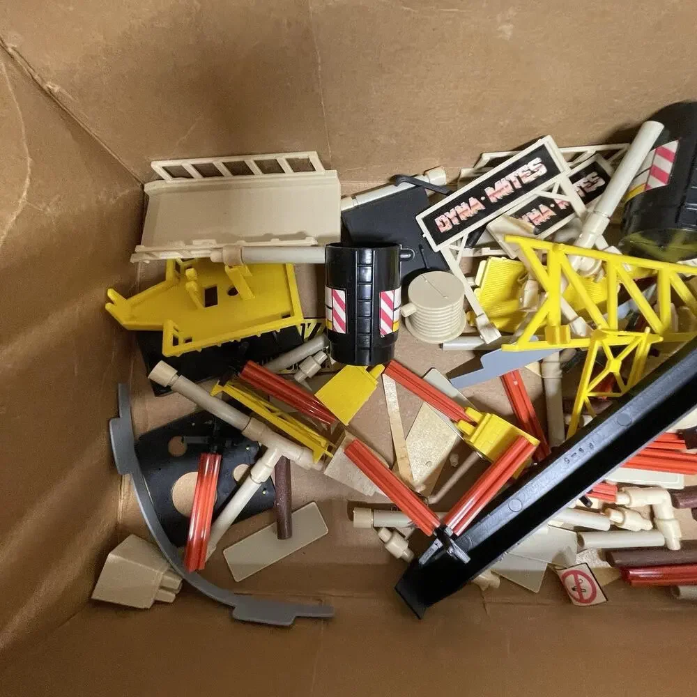 Dyna-Mite City Construction Site Playset # 13022 w/ Box - Vintage